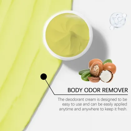 Odor Deodorant Cream: Antiperspirant for Body and Foot Odor Removal