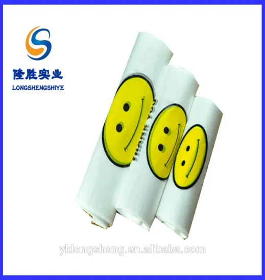 Promotional shopping T-sack plastic bag