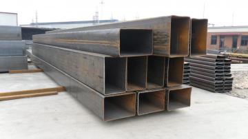 DIN S235JR 카본 스틸 제곱 중공 파이프 500x250mm