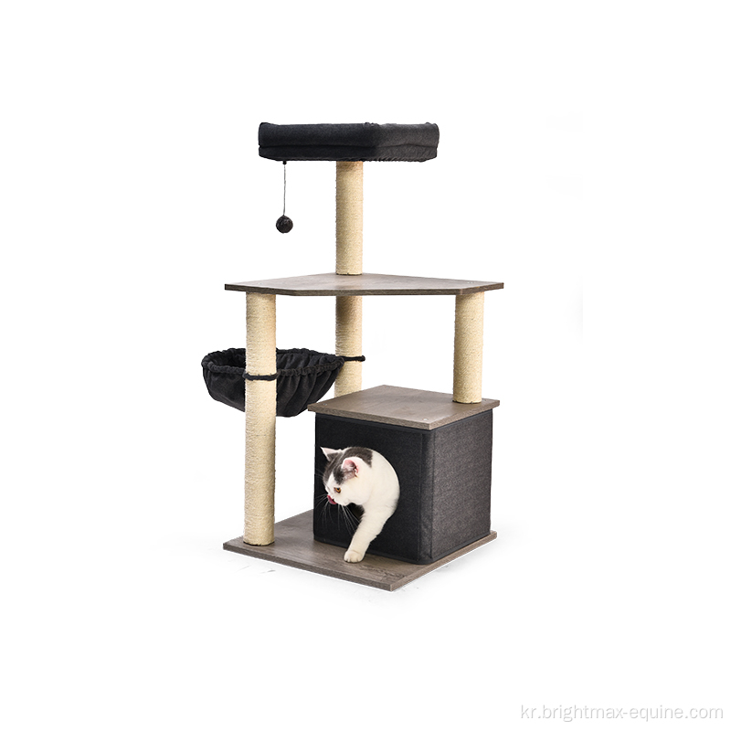 현대 시살코 나무 고양이 가구 애완 동물 스크래퍼 타워