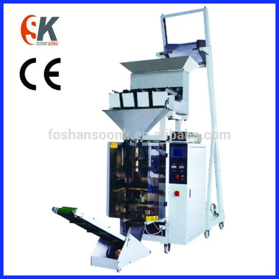 1000ml Vertical form fill seal machine with weigher for sugar