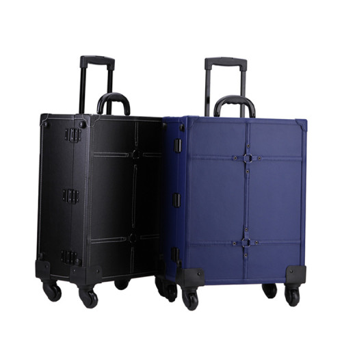 Professional PU Makeup Station Case with Lights
