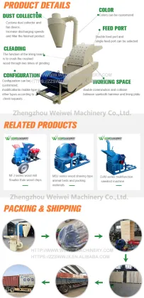 Weiwei woodworking waste wood sawdust making machinery