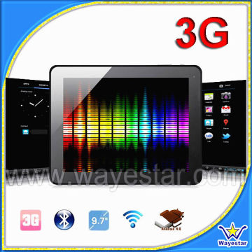 9.7inch 3G Tablet PC/8GB Tablet PC/Allwinner Tablet PC