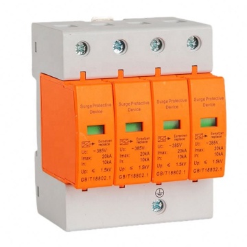 Factory Direct Surge Protector 4Pole 1500V SPD for Solar PV System