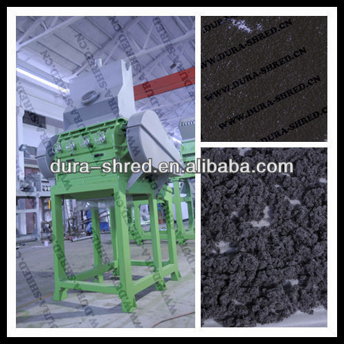 hot sale double shaft tire shredder