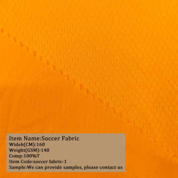 Wholesale Custom Color Breathable Sweat-Wicking Football Mesh Fabric