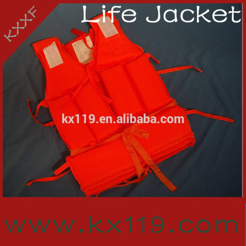 Orange life saving jacket