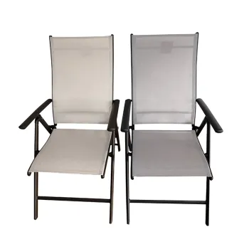 Popular Metal Outdoor Folding Chair with Five Adjustment Positions