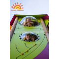 Terrain de jeu de glissière de tube de tour d&#39;activité de HPL pour des enfants