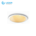 LEDER Circular 3000K 12W LED Downlight