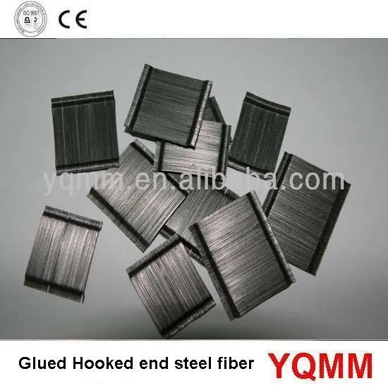 Glued Hooked end steel fiber