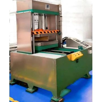 Move-out hot press shaping machine