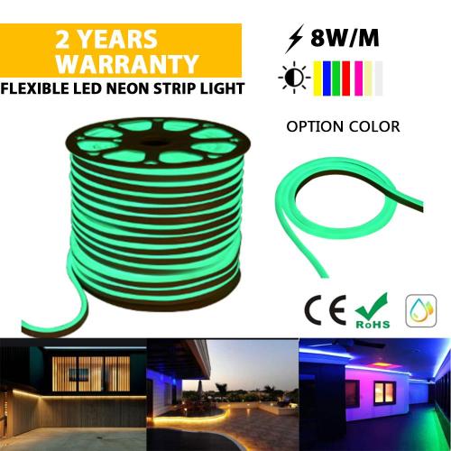 Grande venda fita LED neon luz verde