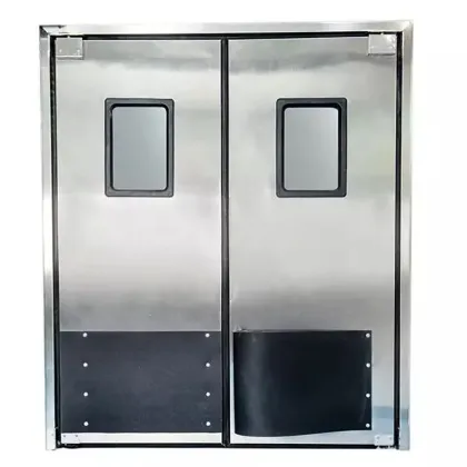 Automated Barrier-Free Traffic Doors for Safety in Commercial Kitchens
