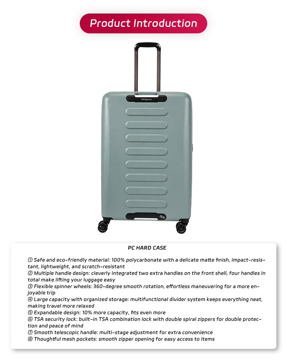 1-PC hard case-x