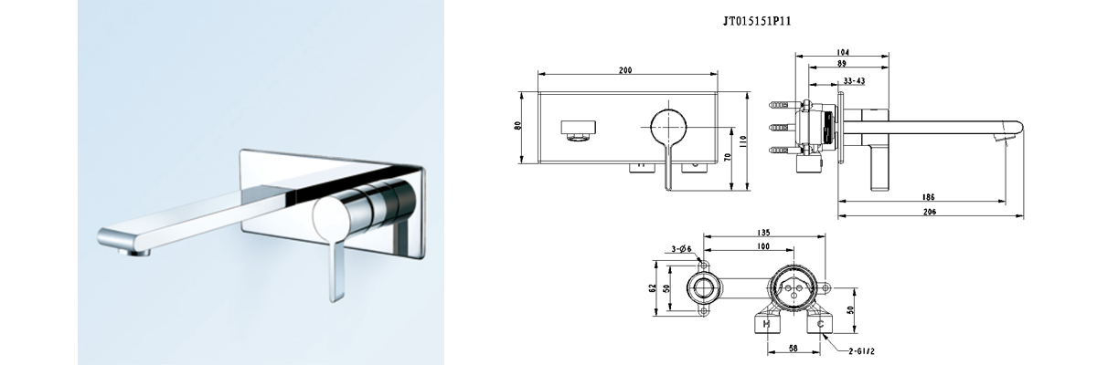 chrome sink mixer