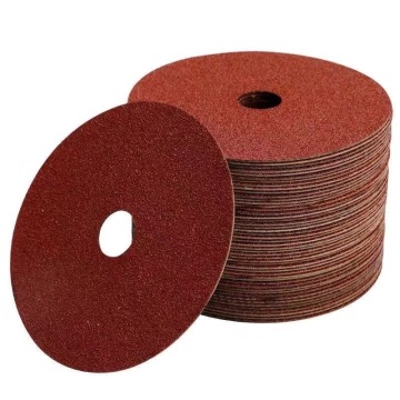 100mm Red Round Abrasive Stone Ceramic Alumina Fiber Polishing Disc for Wood