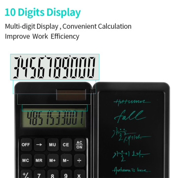 Calculatrice solaire à double puissance SURON Écriture portable