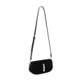 Elegant Companion Classic Leather Baguette Bag