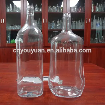 Handmade Large Glass Custom 3L Vodka 3L Wine Bottle