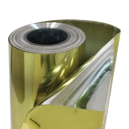 shining golden PET sheet rose gold PET film