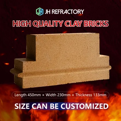 Clay shaped refractory bricks
