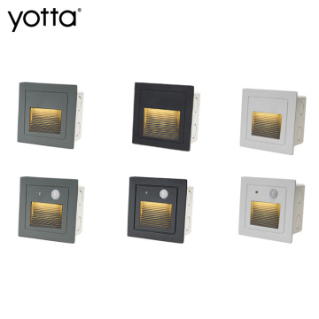 Outdoor Waterproof Recessed LED Wall Lamp for Hotel Staircases - Aluminum Stair Step Light