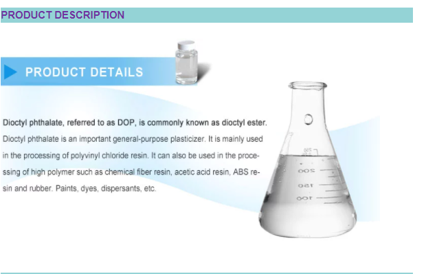 Imported Premium Plasticizer Dioctyl terephthalate DOTP