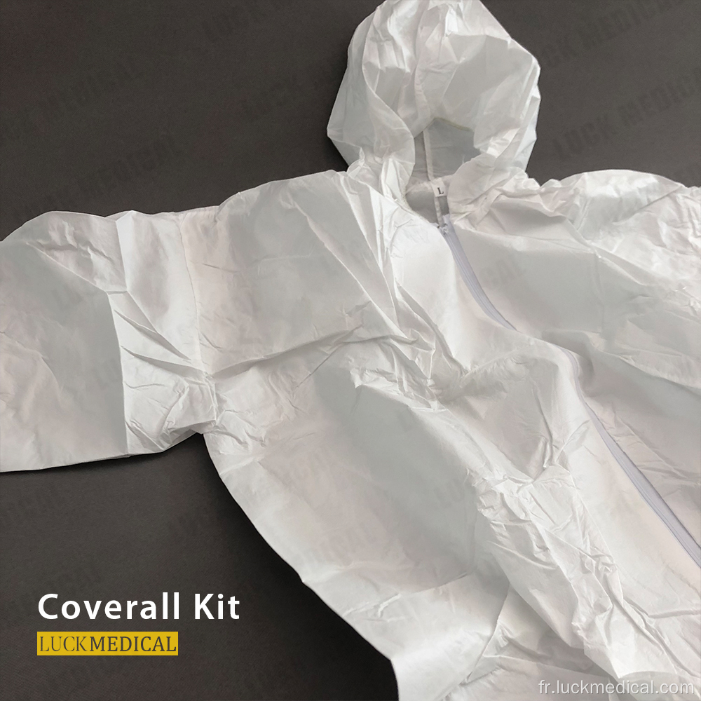 COVID PRÉCAUTION Medical Coverall Suit