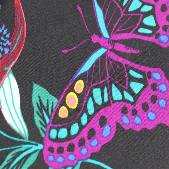 Rayon Woven Plain Printing Print Fabric