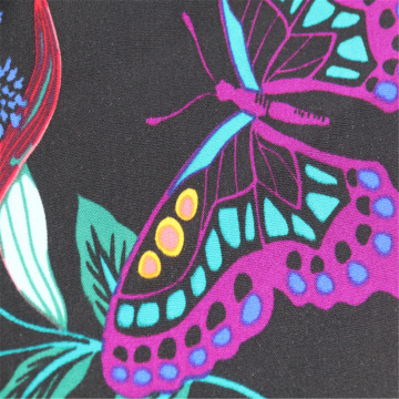Rayon Woven Plain Printing Print Fabric
