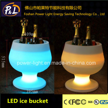 Plastic Rechargeable Colorful LED Ice Bucket