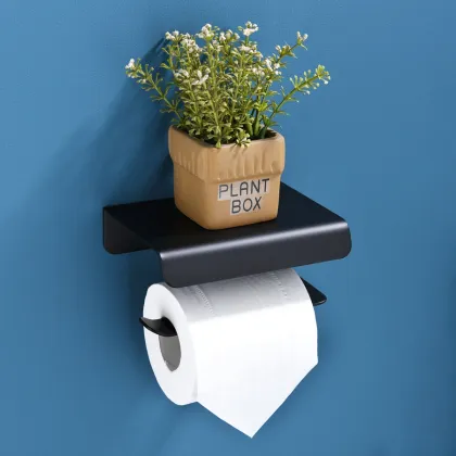 Black Toilet Paper Holder