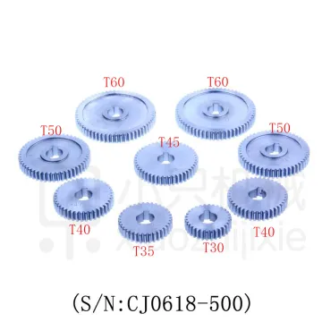 free shipping S/N CJ0618-500 9pcs mini lathe gears , Household small lathe, metal ge Metal Cutting Machine gears lathe gears
