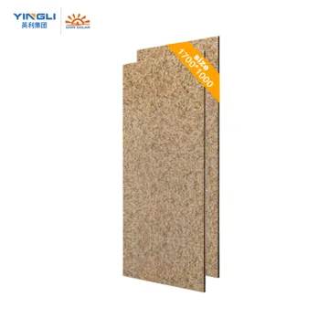 JiaSheng BIPV Solar Panel - 215W Red Double Glass Solar Roof Tile System