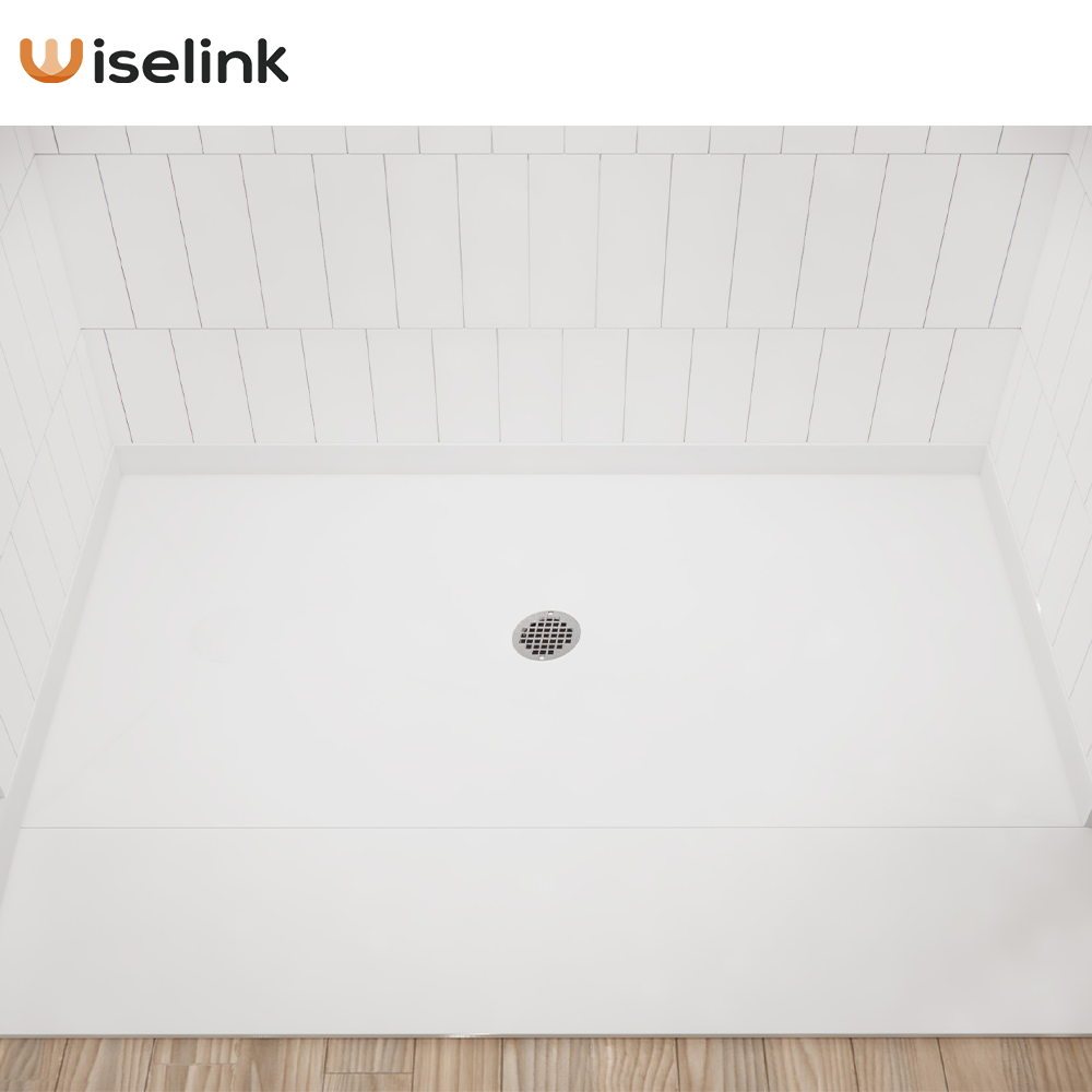 ADA Shower base center drain