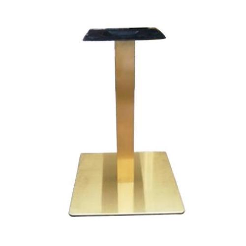 Base da tavolo in acciaio inossidabile per colore in oro in titanio da pranzo