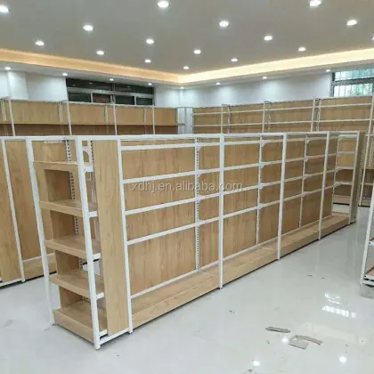 Wooden Cosmetic Display Rack 5 Layer Miniso Shelf