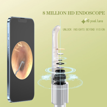 11-Piece Portable Wireless Smart Ear Cleaner with Light: Comprehensive Earwax Removal Kit