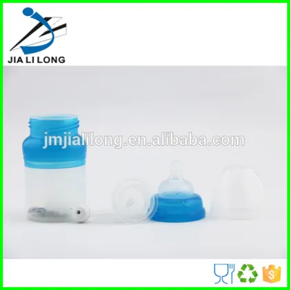 Hot sale bpa free silicone squeeze bottle born free baby bottles