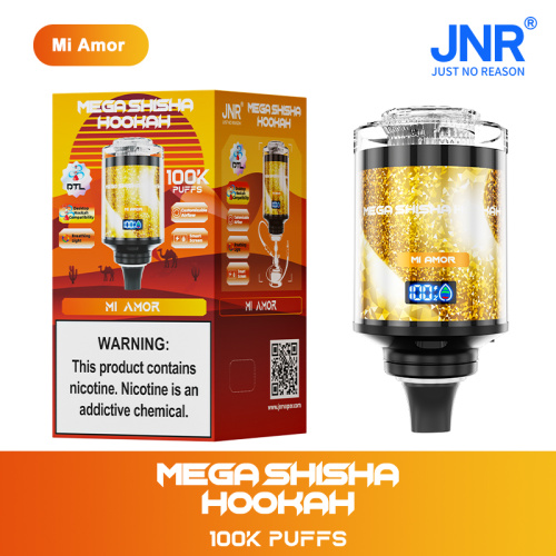JNR Mega Hookah Shisha 100k Puffs Disposable Vape