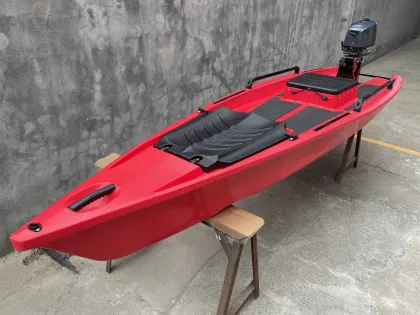 Coastal Outboard Engine Rowing Rotomolded Plastic Single Fishing Solo Skiff Boat with Motor: Your Ultimate Water Adventure Solution