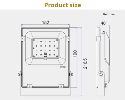 20w Led Floodlights With Philips LEDS