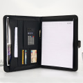 Customized Pu Leather Office A4 Leather Portfolio Folders