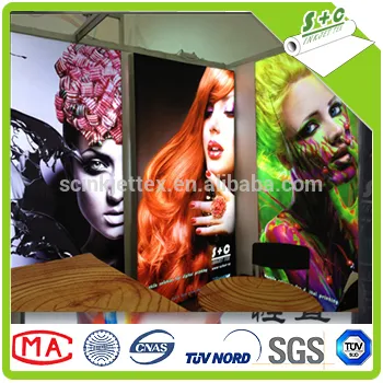 satin fabric for grand format printing material textile