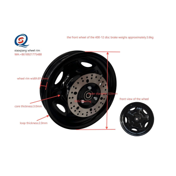 Rueda frenética de disco duradera 400-12