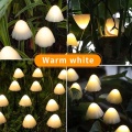 Solar Mushroom Fairy String Lights