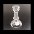 Glass Diamond Candlestick Holder