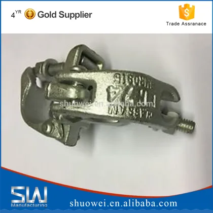 EN74 Fixed right angle clamps